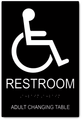 Adult Changing Table Restroom Sign - 6" x 9" thumbnail