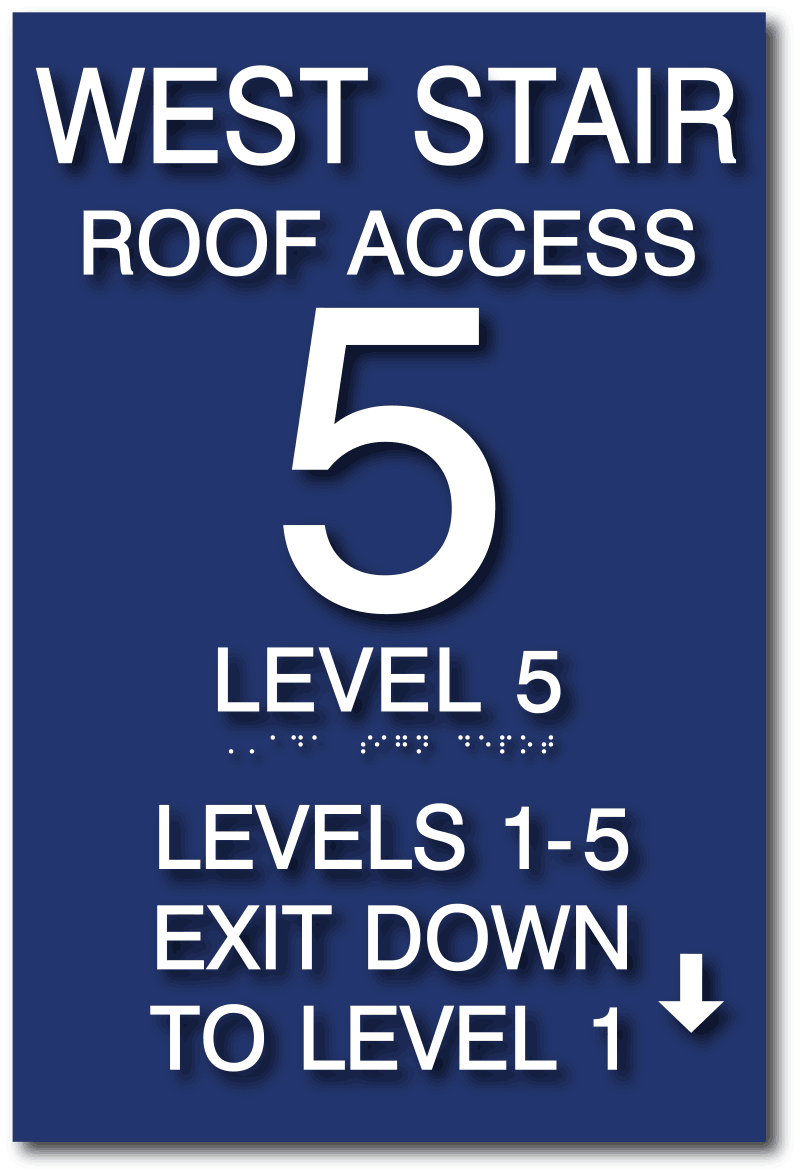 Floor Level Building Sign