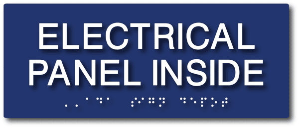 Premium ADA Electrical Signs