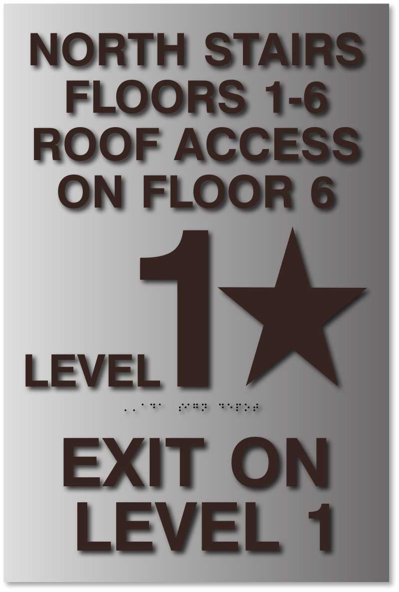 Floor Level Building Sign