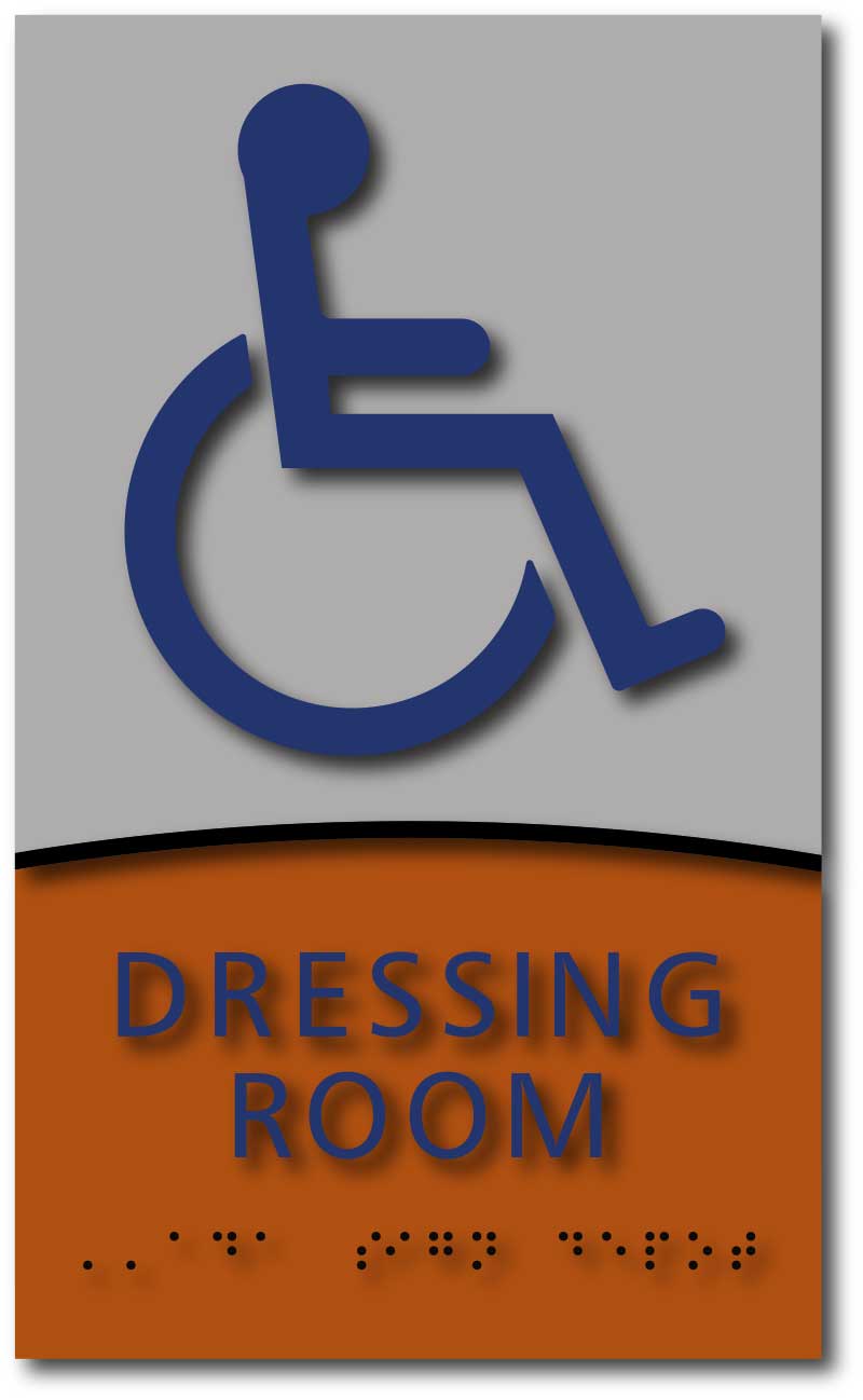 Changing and Dressing Room ADA Signs