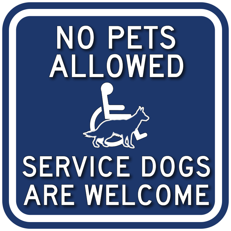 no animals sign